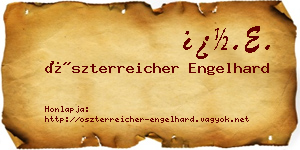 Öszterreicher Engelhard névjegykártya